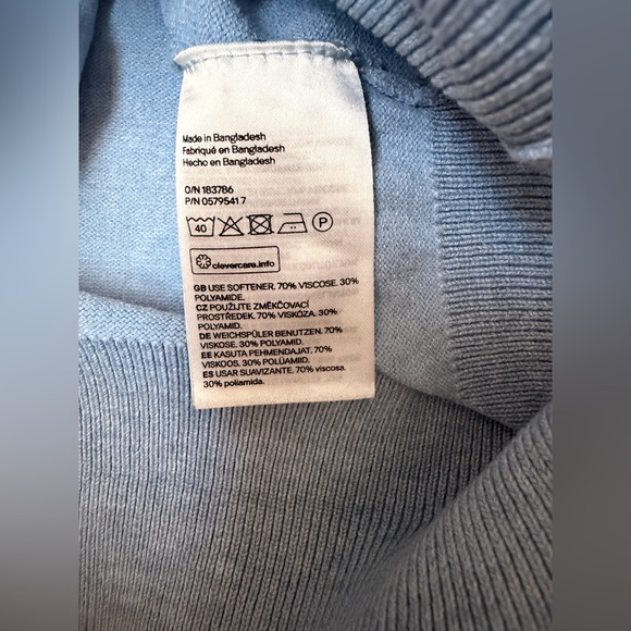 H&M Basic Light Blue Cardigan - Picture 6 of 6